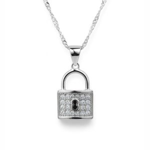 Lock Pendant Necklace