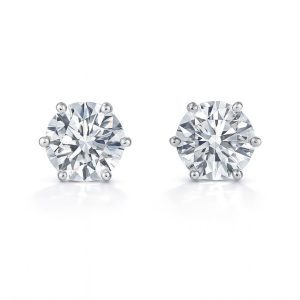 Classic Solitaire Earrings