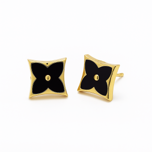 Luxe Clover Studs