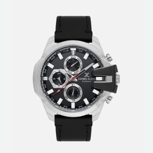 Daniel Klein Gents Black Dial Multifunction Watch