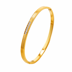 Elara Crystal Bangle