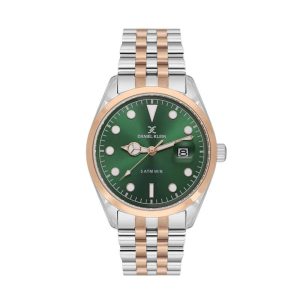 Daniel Klein Premium Men's Round Quartz Watch with Green Dial